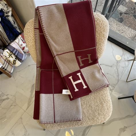 hermes plaid avalon|Hermes avalon blanket care.